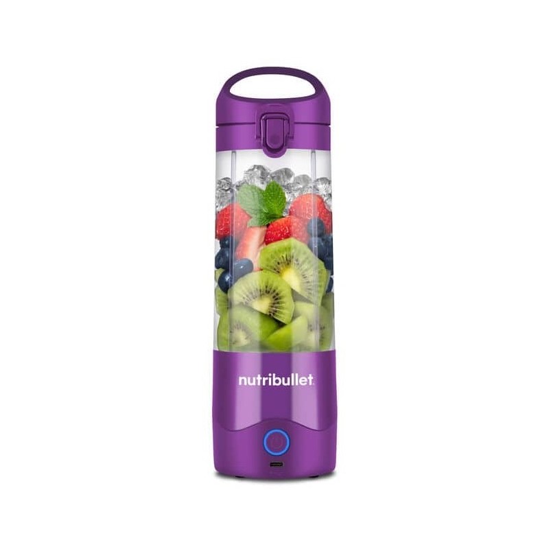 Blender sportowy Nutribullet NBP003PU Przenośny Materiał słoika: Tritan/bez BPA Pojemność słoika 0,475 L Purpura
