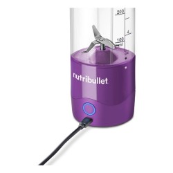 Blender sportowy Nutribullet NBP003PU Przenośny Materiał słoika: Tritan/bez BPA Pojemność słoika 0,475 L Purpura