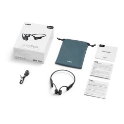 Słuchawki bezprzewodowe kostne Shokz OpenRun Mini USB-C Czarne