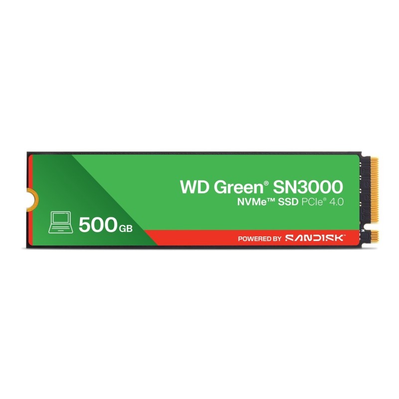 Dysk SSD WD Green SN3000 500GB M.2 NVMe WDS500G4G0E Dysk SSD WD Green SN3000 500GB M.2 NVMe WDS500G4G0E