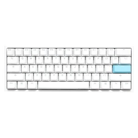 Ducky DKON2061ST klawiatura Gaming USB QWERTZ Niemiecki Biały