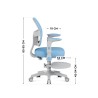 Fotel obrotowy Junior 5.0 Blue