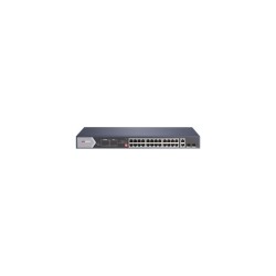 Hikvision DS-3E0528HP-E łącza sieciowe Nie zarządzany Gigabit Ethernet (10/100/1000) Obsługa PoE Niebieski