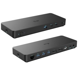 i-tec C31TRIPLEDOCKPDPRO2 stacja dokująca Przewodowa USB 3.2 Gen 1 (3.1 Gen 1) Type-C Czarny