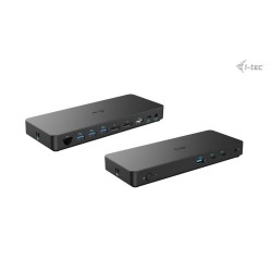 i-tec C31TRIPLEDOCKPDPRO2 stacja dokująca Przewodowa USB 3.2 Gen 1 (3.1 Gen 1) Type-C Czarny