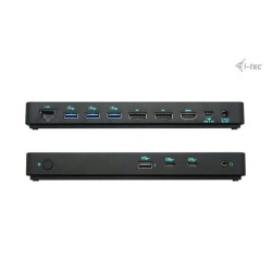 i-tec C31TRIPLEDOCKPDPRO2 stacja dokująca Przewodowa USB 3.2 Gen 1 (3.1 Gen 1) Type-C Czarny