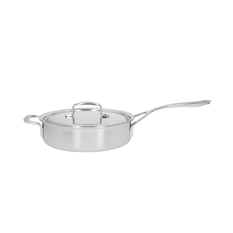 Patelnia sauté z 2 uchwytami i pokrywką DEMEYERE 5-Plus 40850-853-0 - 24 cm Patelnia sauté z 2 uchwytami i pokrywką DEMEYERE 5-Plus 40850-853-0 - 24 cm