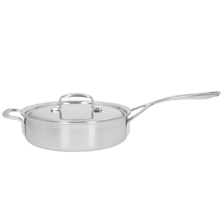 Patelnia sauté z 2 uchwytami i pokrywką DEMEYERE 5-Plus 40850-853-0 - 24 cm