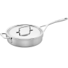 Patelnia sauté z 2 uchwytami i pokrywką DEMEYERE 5-Plus 40850-853-0 - 24 cm