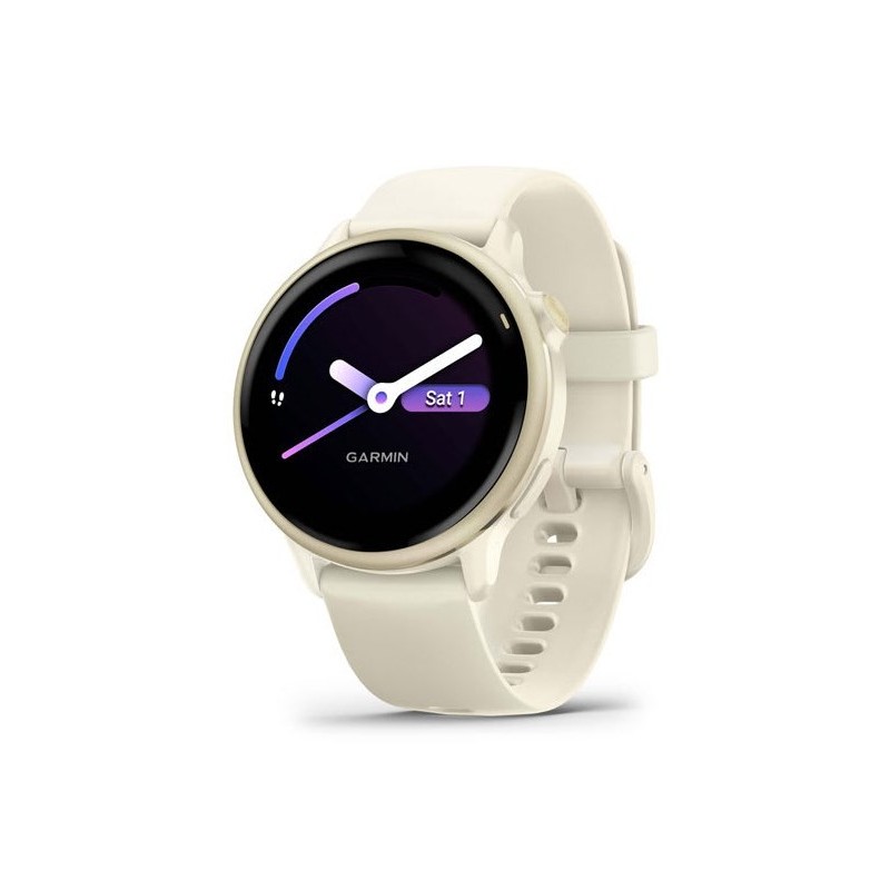 Zegarek Garmin Vivoactive 6 42mm Bone/Lunar Gold