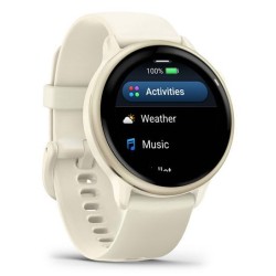 Zegarek Garmin Vivoactive 6 42mm Bone/Lunar Gold