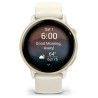 Zegarek Garmin Vivoactive 6 42mm Bone/Lunar Gold