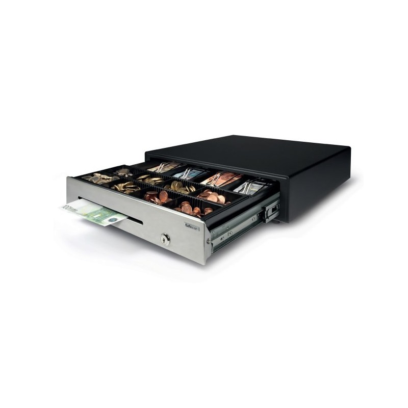 Safescan HD-4141S - Szuflada na pieniądze - Schwarz, Silber (132-0426)
