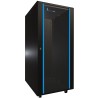 Extralink Szafa rack 27U 600x800 Czarna stojąca