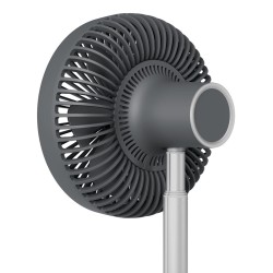 Wentylator Duux | Rize Flex | Wentylator stojący | Szary | Średnica 21 cm | Liczba biegów 4 | Oscylacja | 10 W