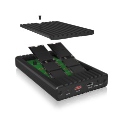 Adapter IcyBox z funkcją klonowania dla M.2 NVMe SSD USB3.2 Gen2 retail