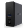 Lenovo X9 Charging GaN Dock Przewodowa USB 3.2 Gen 2 (3.1 Gen 2) Type-C Szary