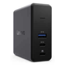 Lenovo X9 Charging GaN Dock Przewodowa USB 3.2 Gen 2 (3.1 Gen 2) Type-C Szary