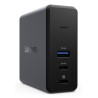 Lenovo X9 Charging GaN Dock Przewodowa USB 3.2 Gen 2 (3.1 Gen 2) Type-C Szary