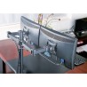 Techly ICA-LCD 382-D uchwyt / stojak do monitorów 68,6 cm (27") Czarny Biurko