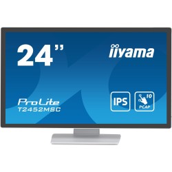 Monitor IIYAMA T2452MSC-W1 24inch WHITE Bonded PCAP 10P Touch 1920x1080