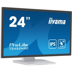 Monitor IIYAMA T2452MSC-W1 24inch WHITE Bonded PCAP 10P Touch 1920x1080