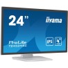Monitor IIYAMA T2452MSC-W1 24inch WHITE Bonded PCAP 10P Touch 1920x1080