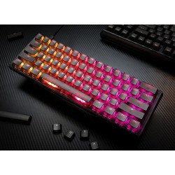 Ducky One 3 Aura Mini MX Blue US klawiatura Gaming USB QWERTY Amerykański międzynarodowy Czarny