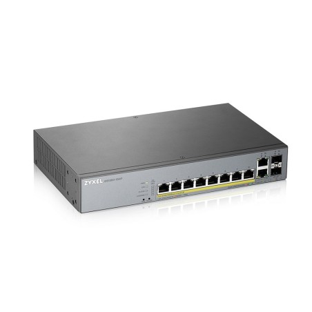 Zyxel GS1350-12HP-EU0101F łącza sieciowe Zarządzany L2 Gigabit Ethernet (10/100/1000) Obsługa PoE Szary