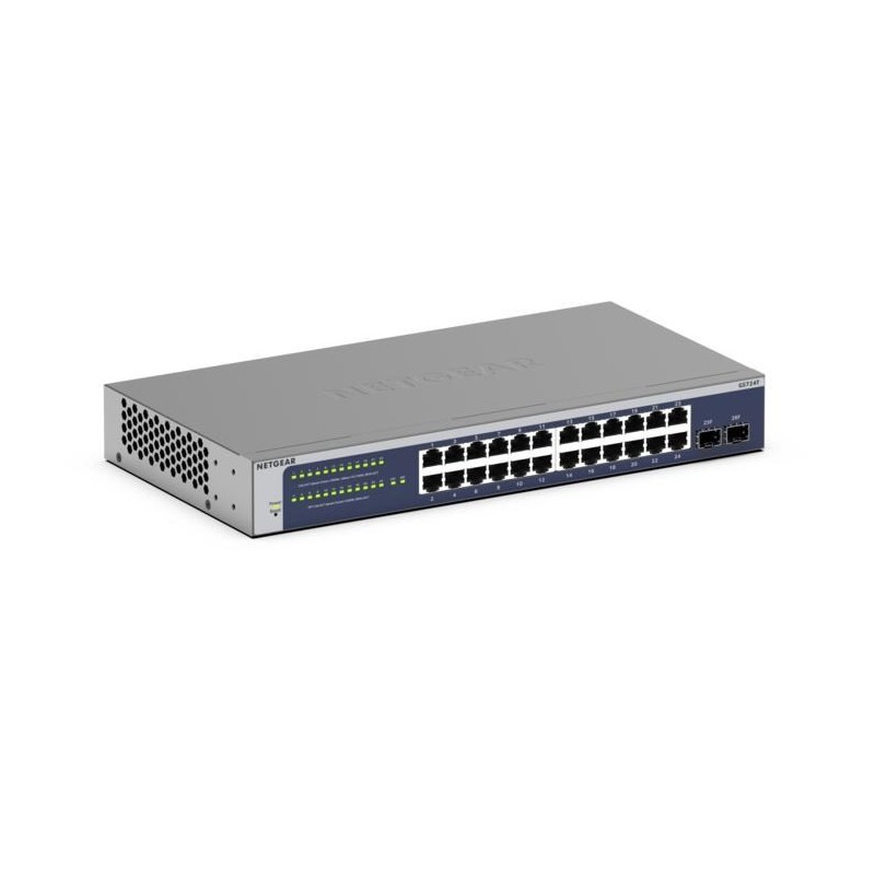 Zarządzany gigabitowy przełącznik NETGEAR GS724Tv6 (GS724T-600EUS) 26P