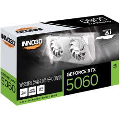 Karta graf. INNO3D RTX 5060 Twin X2 OC 8GB WHITE