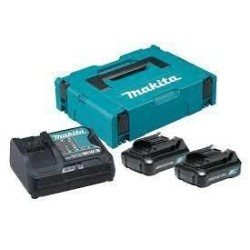 MAKITA ZESTAW ZASILAJĄCY 12V 2x1,5Ah (BL1016x2+DC10SB) MAKPAC