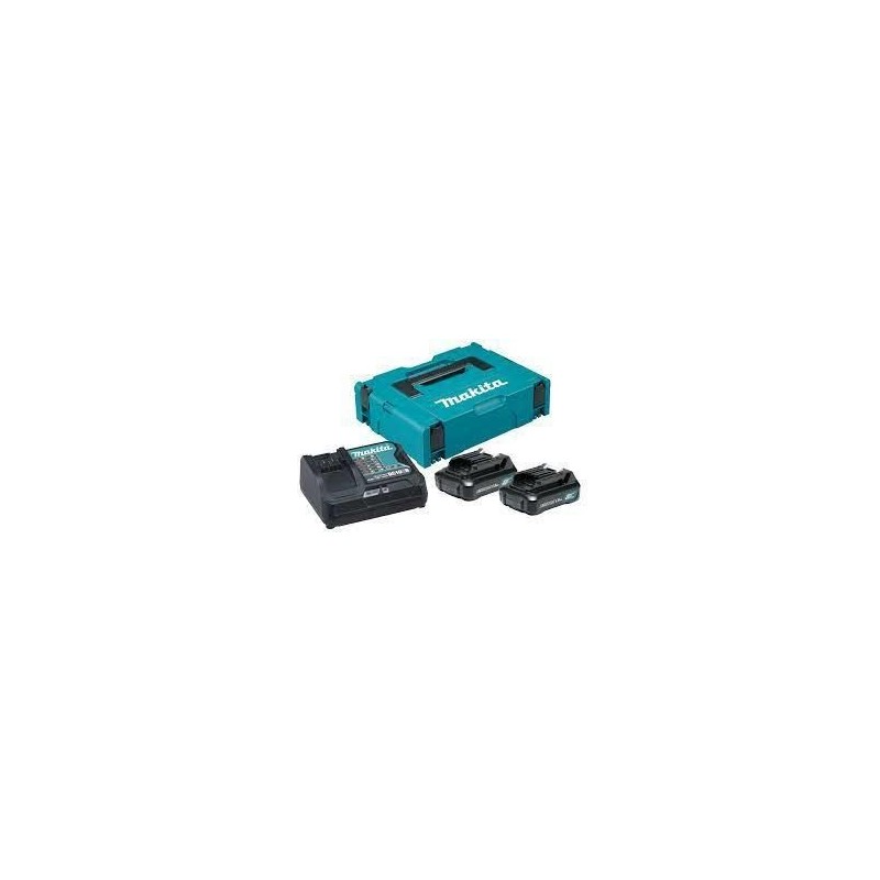MAKITA ZESTAW ZASILAJĄCY 12V 2x1,5Ah (BL1016x2+DC10SB) MAKPAC