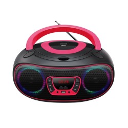 Denver TCL-212BT PINK odtwarzacz cd Przenośny odtwarzacz CD Czarny, Różowy