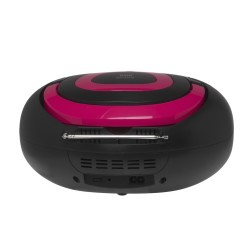 Denver TCL-212BT PINK odtwarzacz cd Przenośny odtwarzacz CD Czarny, Różowy