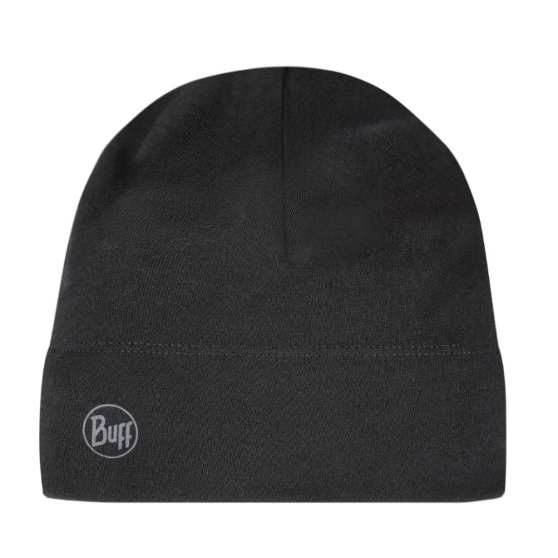 Czapka BUFF MERINO MIDWEIGHT BEANIE SOLID BLACK