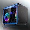 RAIJINTEK METIS EVO TGS Mini Tower Niebieski