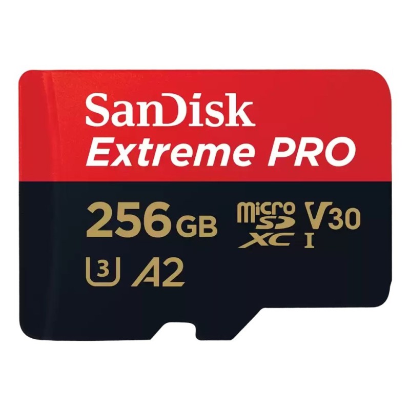 SANDISK EXTREME PRO microSDXC 256GB 200/140 MB/s A2 SANDISK EXTREME PRO microSDXC 256GB 200/140 MB/s A2