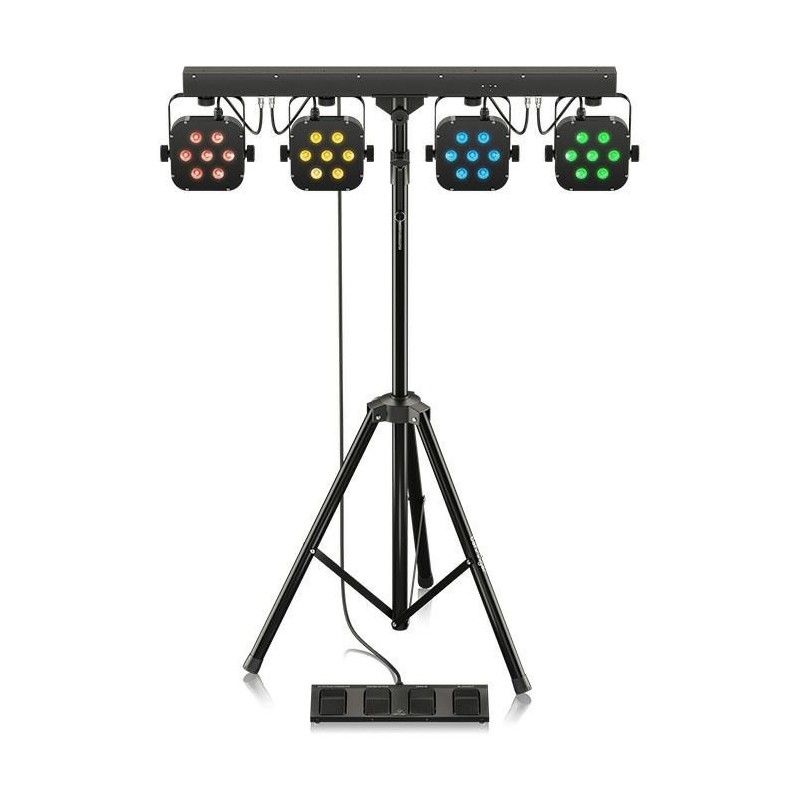 Behringer STAGE TRI LED BUNDLE ST1 Zestaw 4xLEDPAR z kontrolerem + statyw