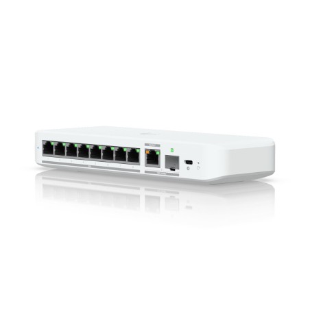 Ubiquiti UniFi Flex 2.5G Zarządzany L2 2.5G Ethernet (100/1000/2500) Obsługa PoE Montaż na biurku/ścianie Biały