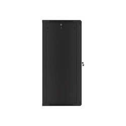 Szafa jednosekcyjna Lanberg WF01-6627-10B (27U 1300mm / 600mm / 600 mm wisząca Szklane 19'' kolor czarny)