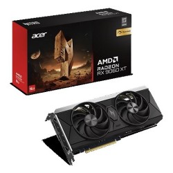 Karta graficzna Acer Nitro Radeon RX 9060 XT 16 GB OC z procesorem AMD, 16 GB pamięci GDDR6, port HDMI: 1, złącze PCI Express