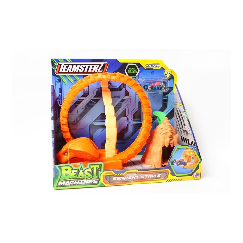 PROMO Tor samochodowy Wąż Serpent Strike + 1 autko wyścigowe Beast Machines TEAMSTERZ 1417436 p4