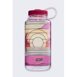 Butelka turystyczna Nalgene Wide Mouth 32 oz (1000ml) - clear stained glass sunset