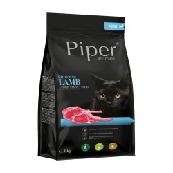 DOLINA NOTECI Piper Animals z jagnięciną - sucha karma dla kota - 3 kg