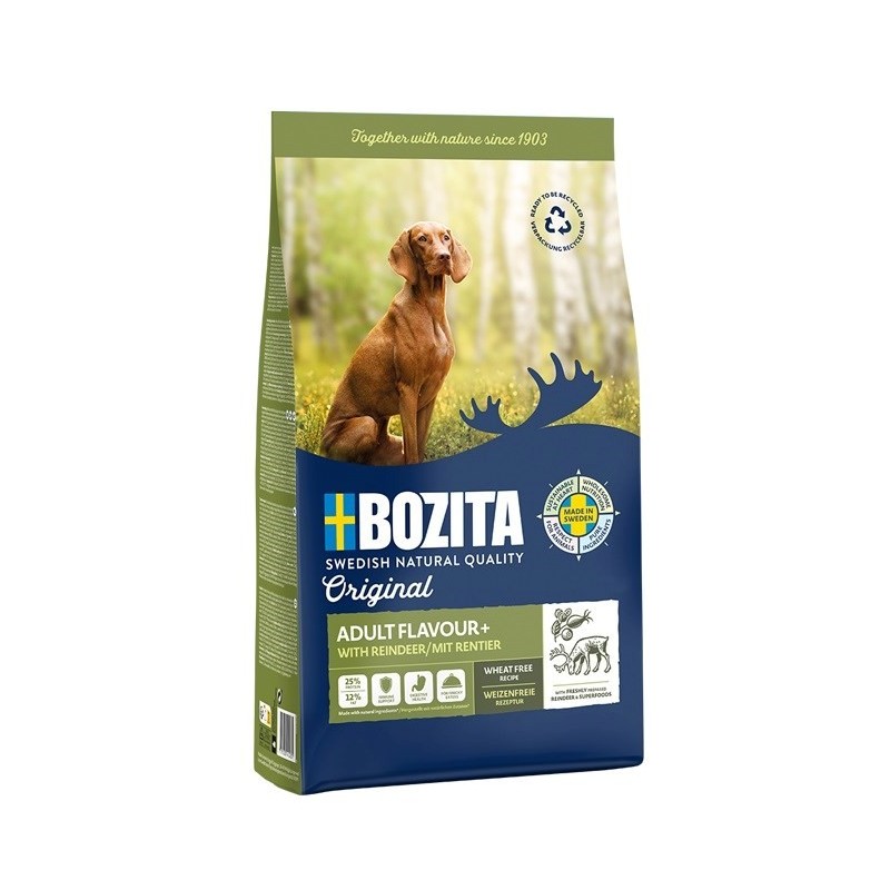 Bozita Original Adult Flavour Plus z Reniferem - sucha karma dla psa - 12 kg