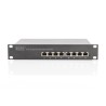 Digitus 10-calowy 8-portowy przełącznik Gigabit Ethernet PoE