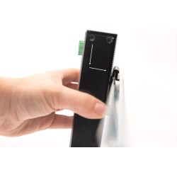 Digitus 5-portowy przełącznik sieciowy Gigabit Ethernet, płaski, przemysłowy, niezarządzany