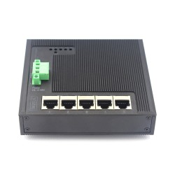 Digitus 5-portowy przełącznik sieciowy Gigabit Ethernet, płaski, przemysłowy, niezarządzany