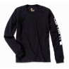 Bluza bez kaptura Carhartt Sleeve Logo T-Shirt L/S - black